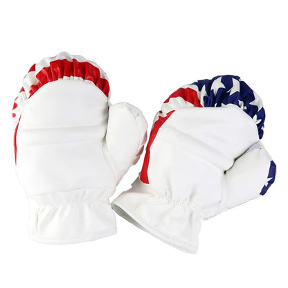 The Red White and Blue Boxing Gloves