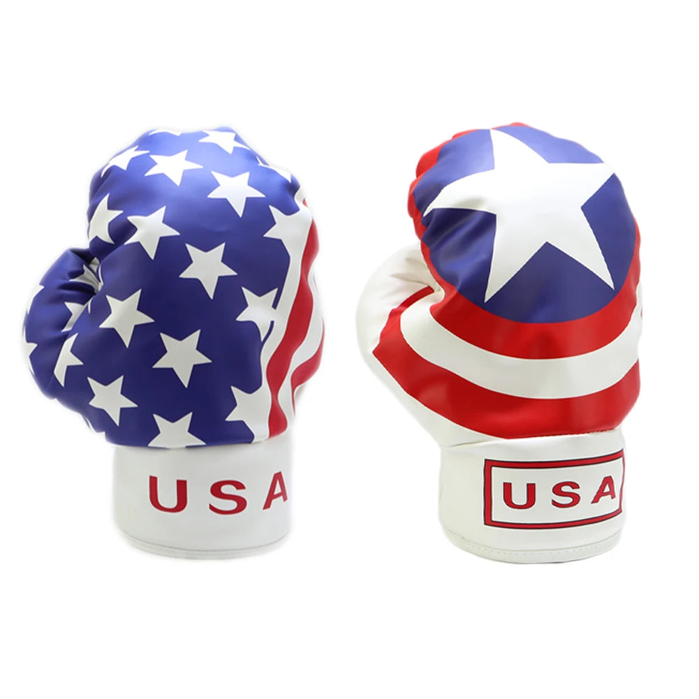 The Red White and Blue Boxing Gloves