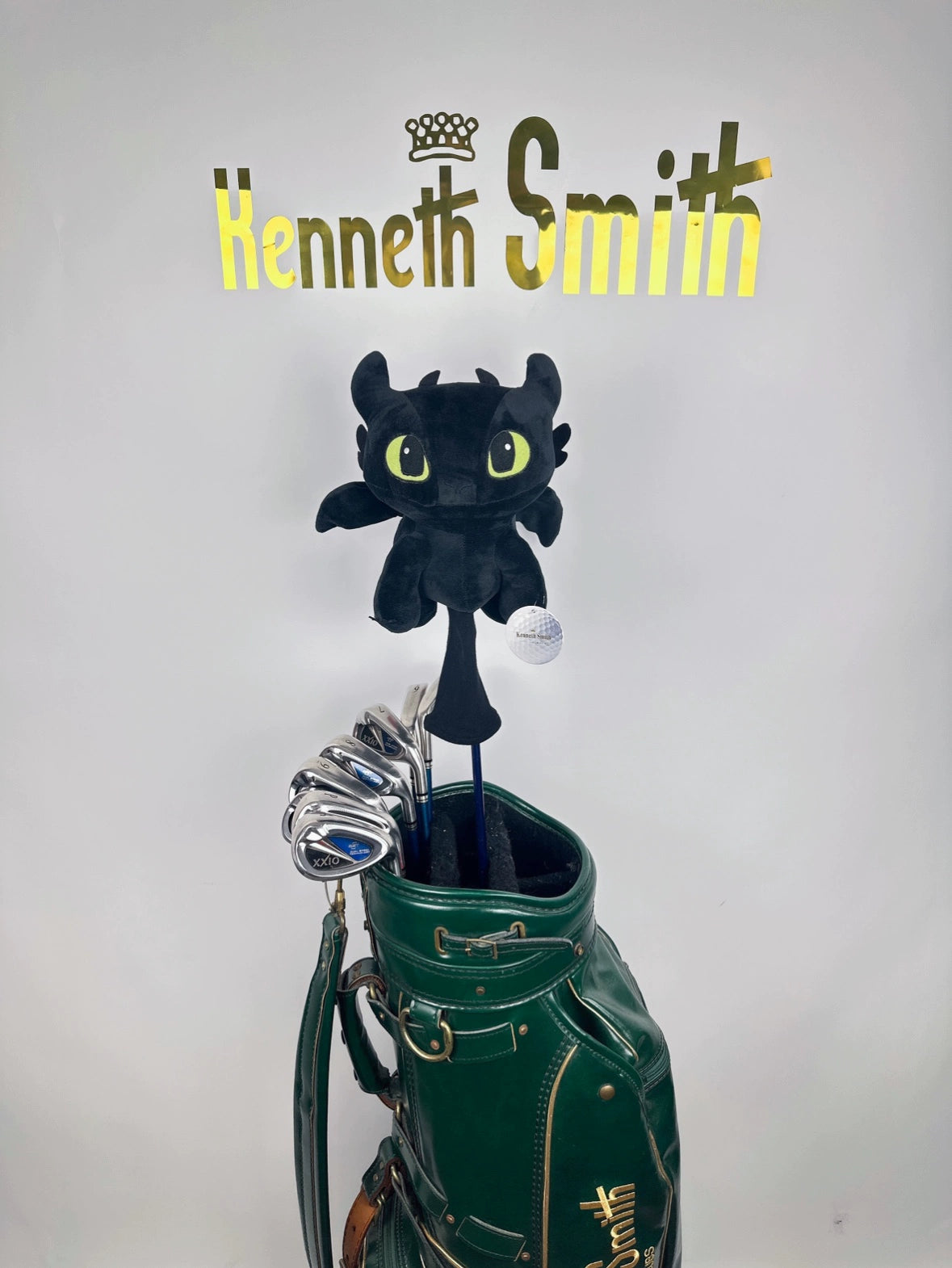 The Night and Toothless Plush Golf Club Covers