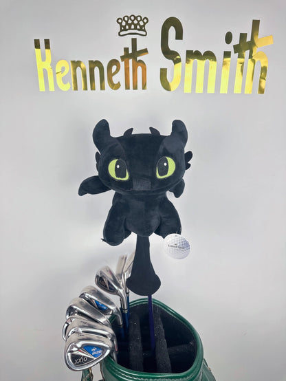 The Night and Toothless Plush Golf Club Covers