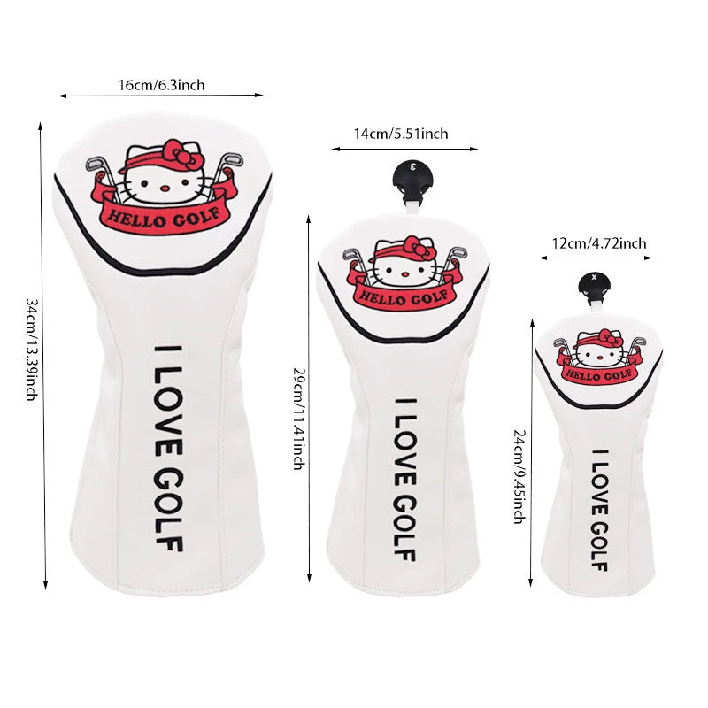 The Hello Golf Club Headcovers