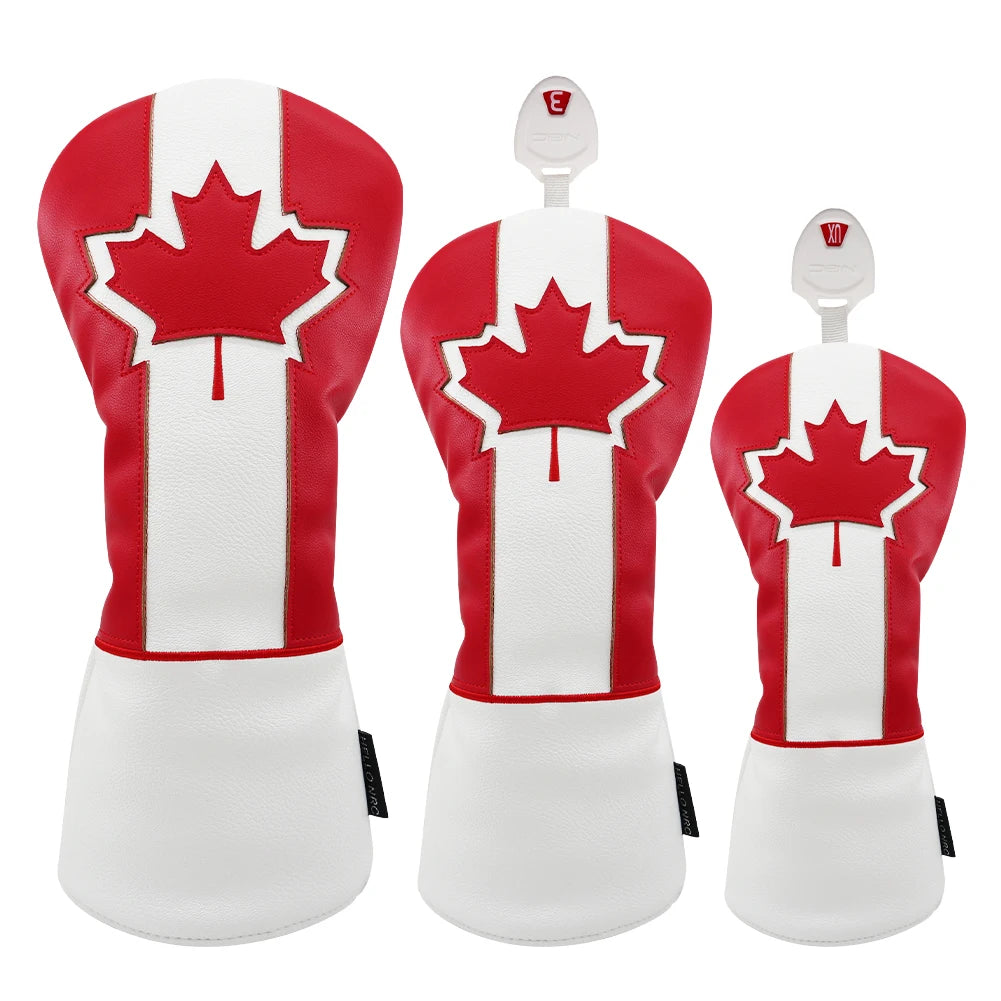 The Red Maple Leaf Golf Club Headcovers