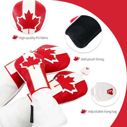 The Red Maple Leaf Golf Club Headcovers