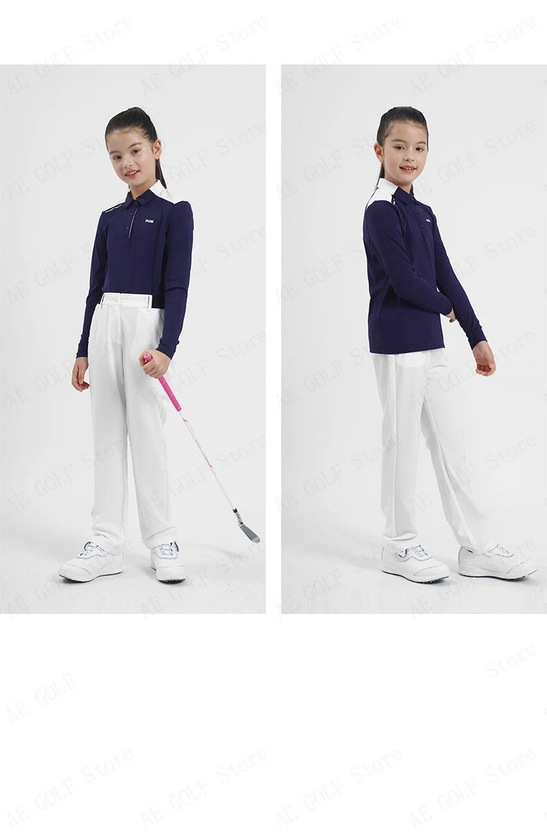 PGM Girls Golf Long Sleeve T Shirts