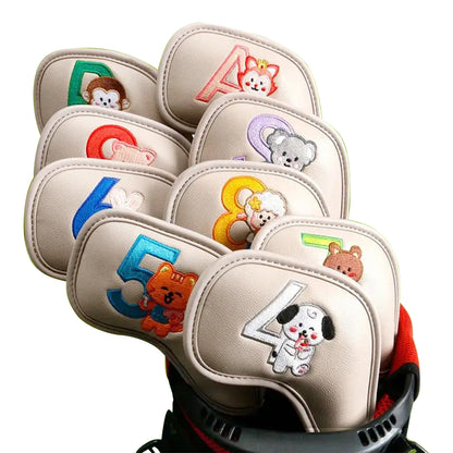 The 9 Piece Kids Iron Golf Club Headcovers