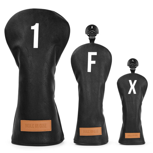 The Black Premiums Golf Headcovers