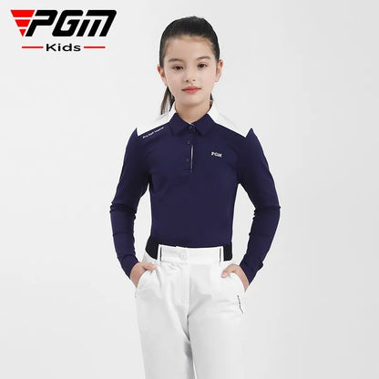 PGM Girls Golf Long Sleeve T Shirts