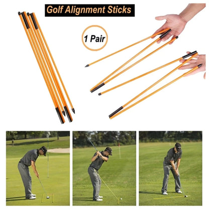 2 Piece Set Golf Alignment Sticks