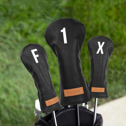 The Black Premiums Golf Headcovers