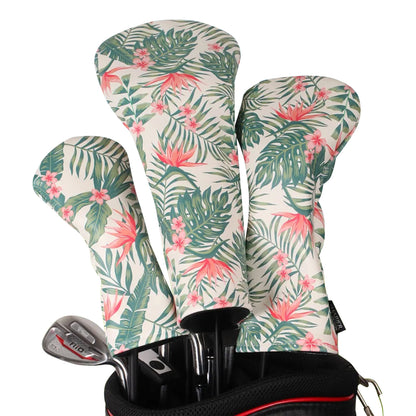 The Tropicals Collection of Driver and Putter Headcovers