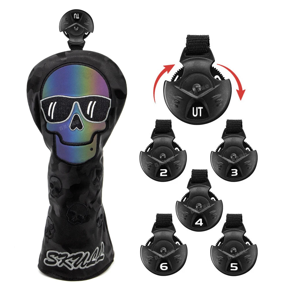 The Laser Skulls Golf Club Headcover Collection