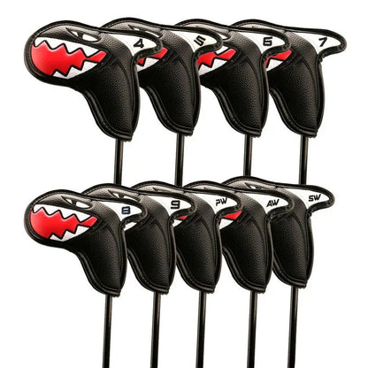 The Bomber Sharks Iron Clubs Headcover Set