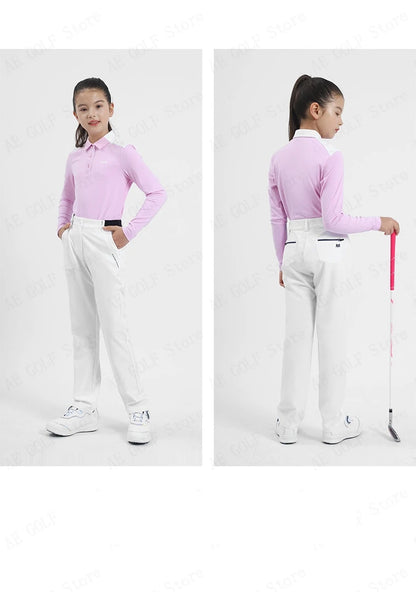 PGM Girls Golf Long Sleeve T Shirts