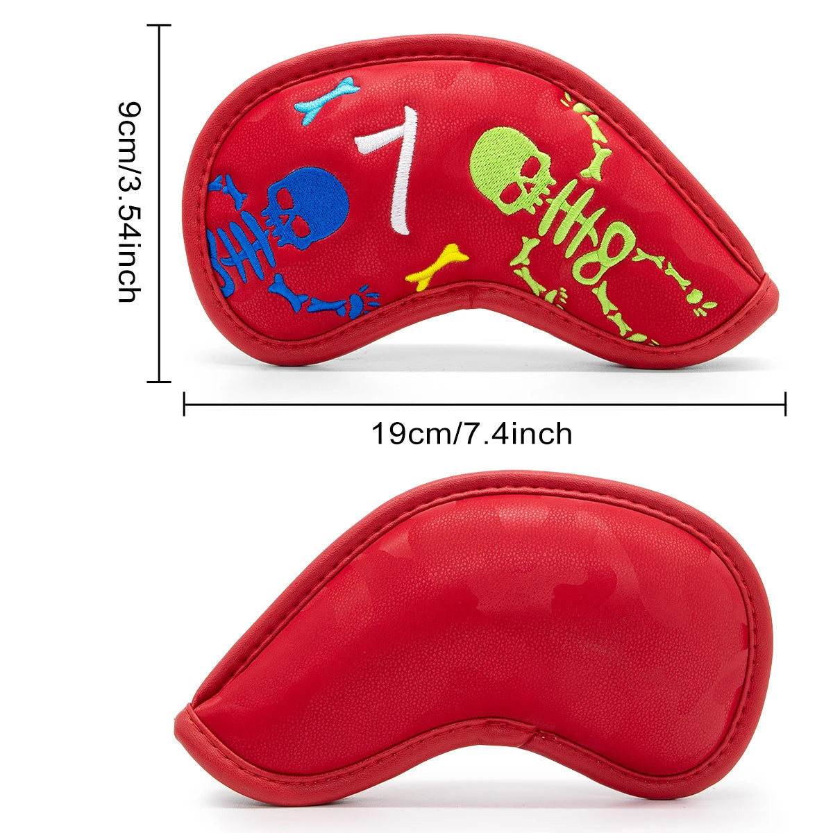 The Red Hot Skeletons Golf Club Headcovers