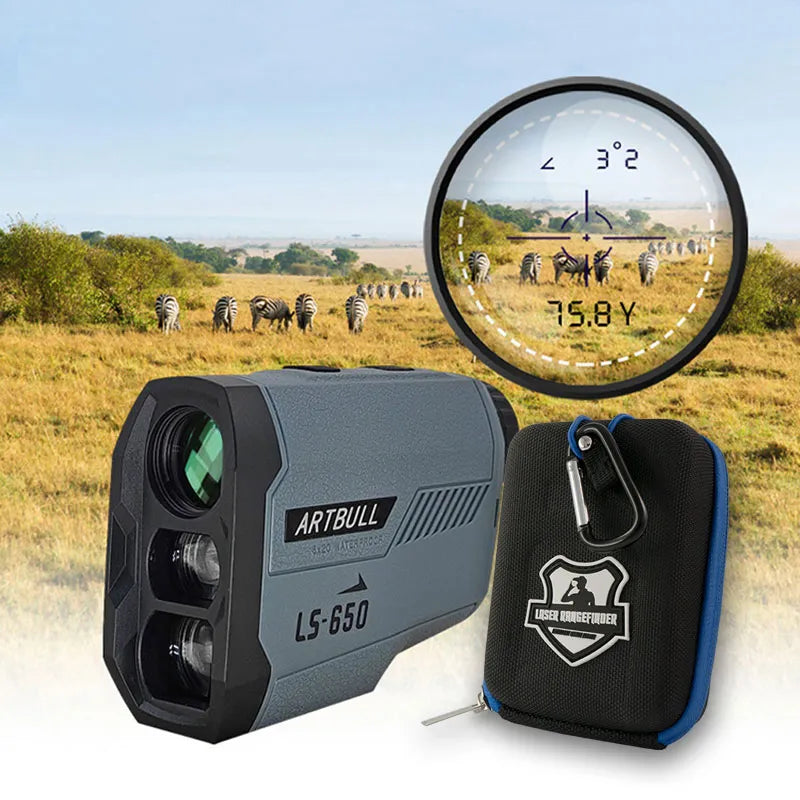 Golf Laser Range Finder with Flag-Lock (Battery Powered)