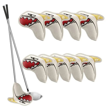 The Bomber Sharks Iron Clubs Headcover Set