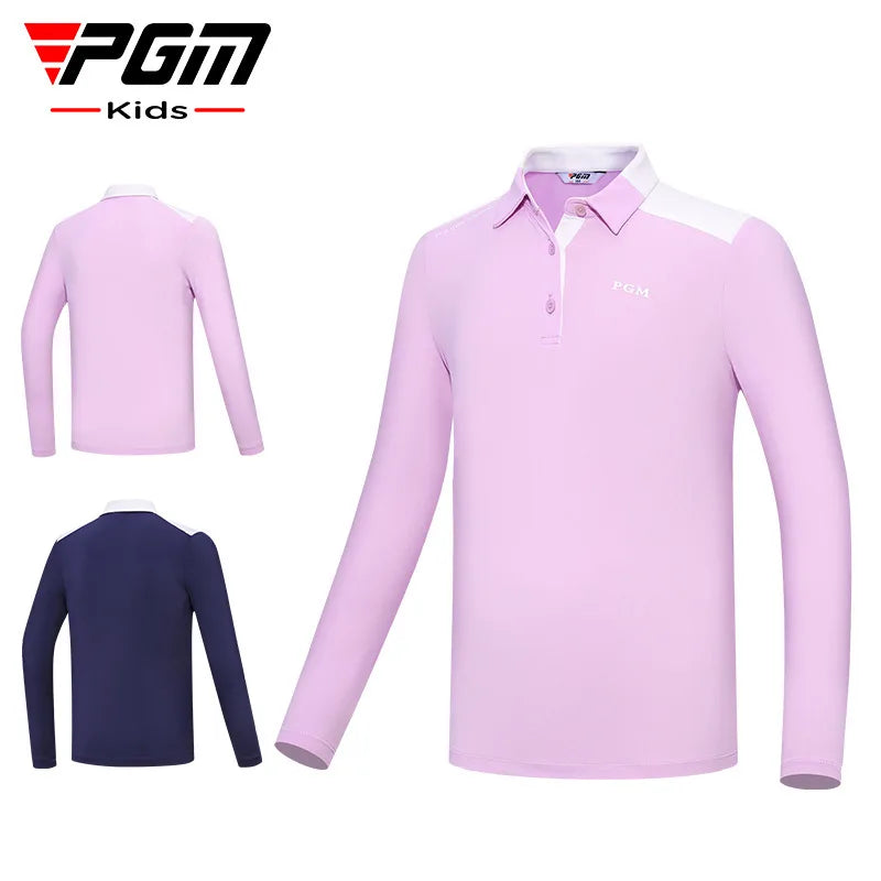 PGM Girls Golf Long Sleeve T Shirts