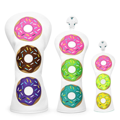 Fore the Love of Donuts High Quality Golf Club Head Cover Set