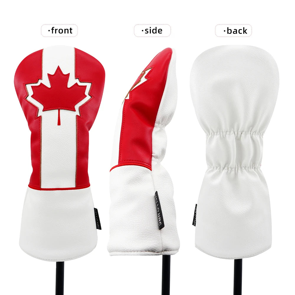 The Red Maple Leaf Golf Club Headcovers