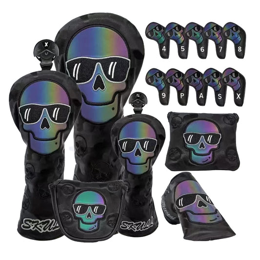 The Laser Skulls Golf Club Headcover Collection