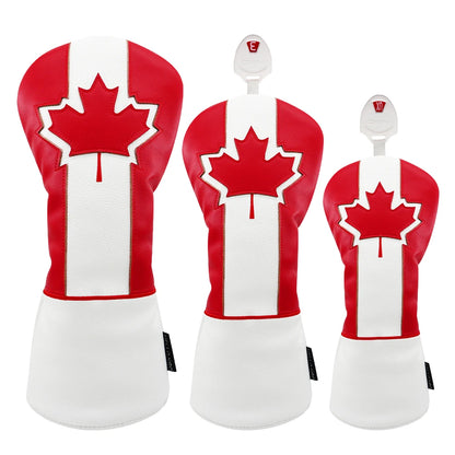 The Red Maple Leaf Golf Club Headcovers