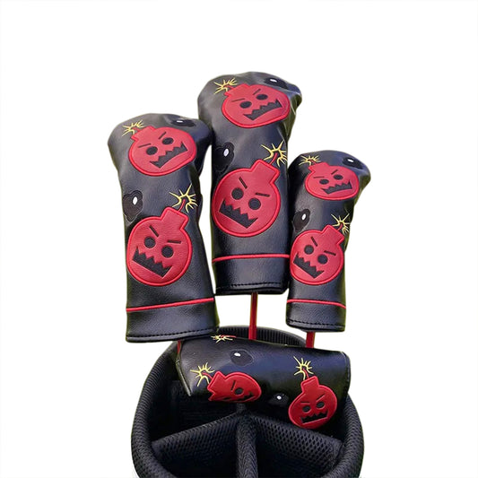 The Red and White Bombs Golf Club Headcover Sets