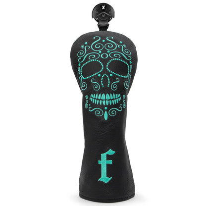 The Green Skull Golf Club Headcover Set