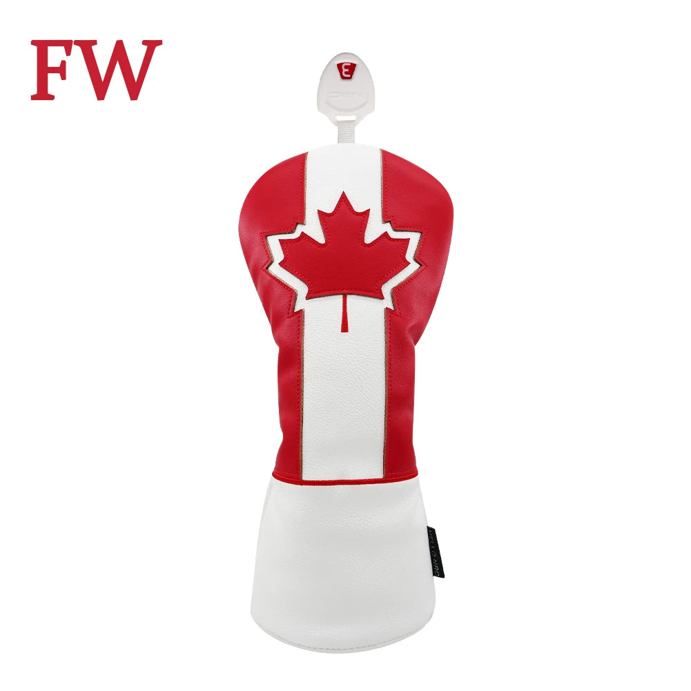 The Red Maple Leaf Golf Club Headcovers