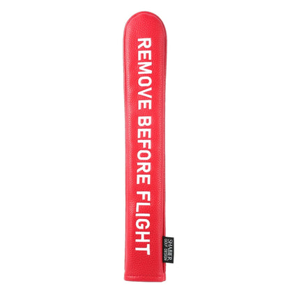 The Red Remove Before Flight Trio - Stick Cover and Putter Covers