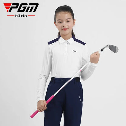 PGM Girls Golf Long Sleeve T Shirts