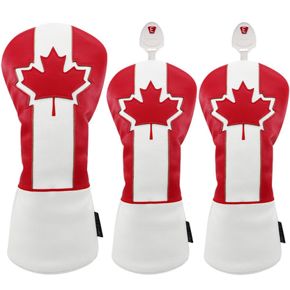 The Red Maple Leaf Golf Club Headcovers