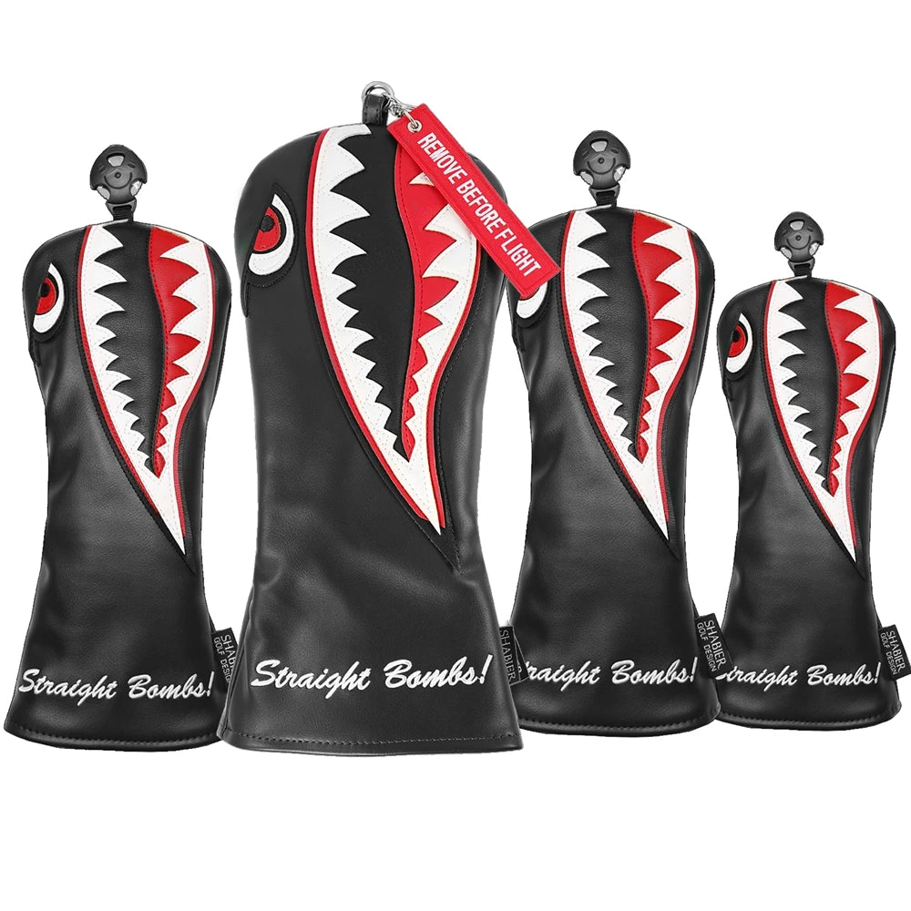 The Bomber Sharks Golf Headcover Collection