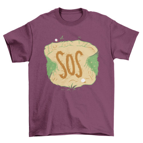 Golfing Bunker SOS T-shirt